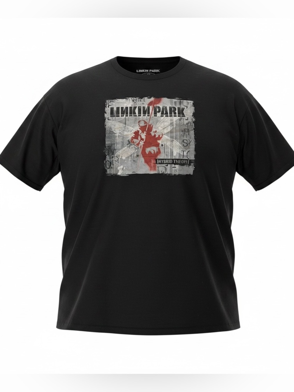 Linkin Park Hybrid Theory Graphic T-Shirt Black 3XL Band Tee